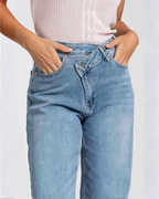 Vaqueros rectos de cintura alta para mujer®