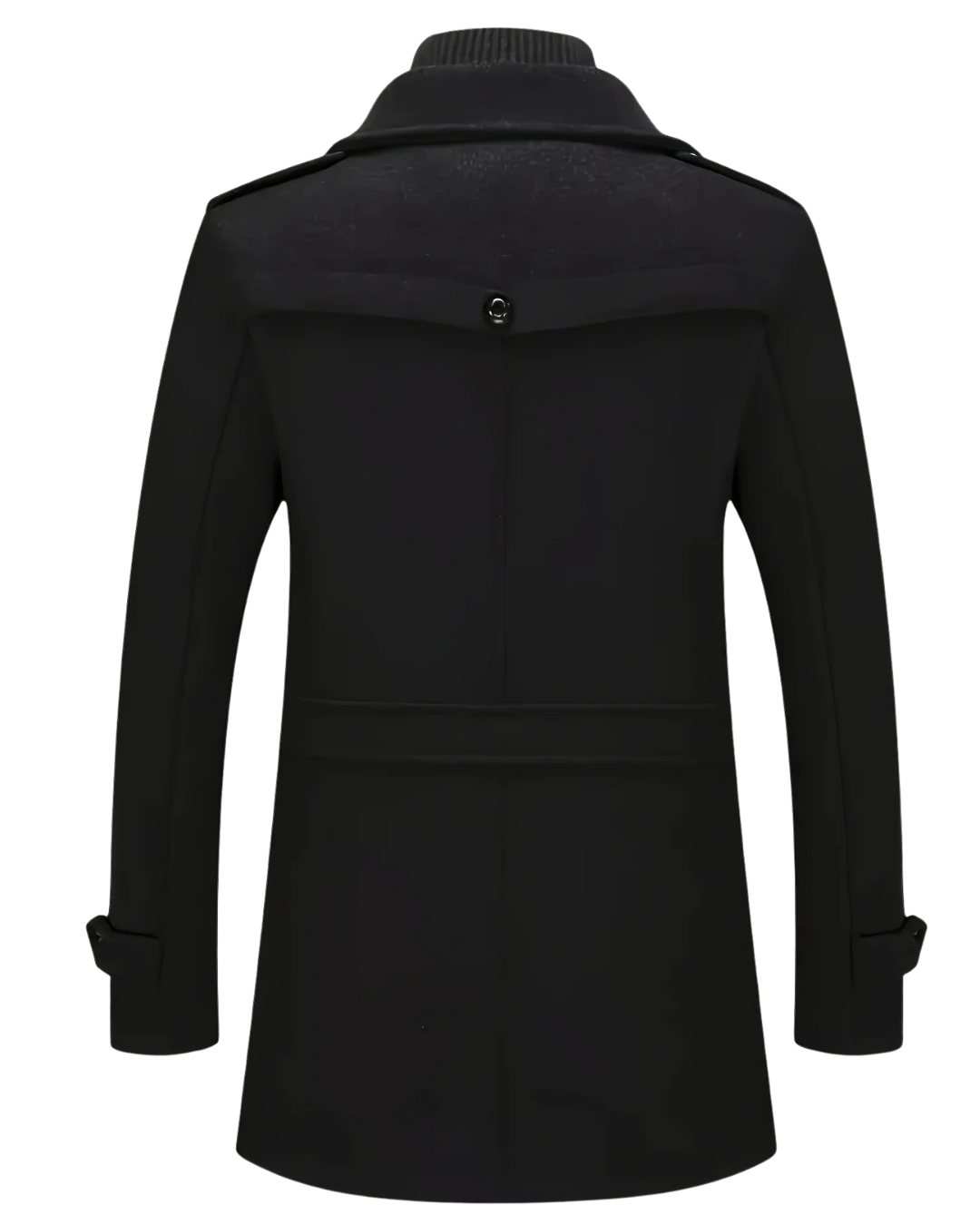 Abrigo de lana de corte medio para hombre®