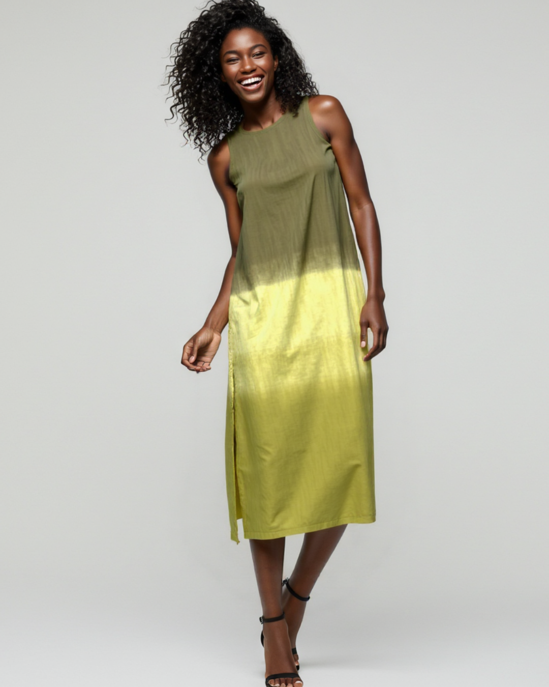 Vestido Largo de Corte Fluido