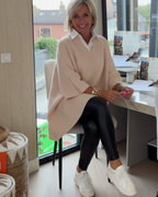 Suéter casual con mangas decoradas y estilo holgado®