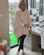 Suéter casual con mangas decoradas y estilo holgado®