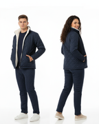 Conjunto Casual de 2 Piezas con Forro Polar Unisex